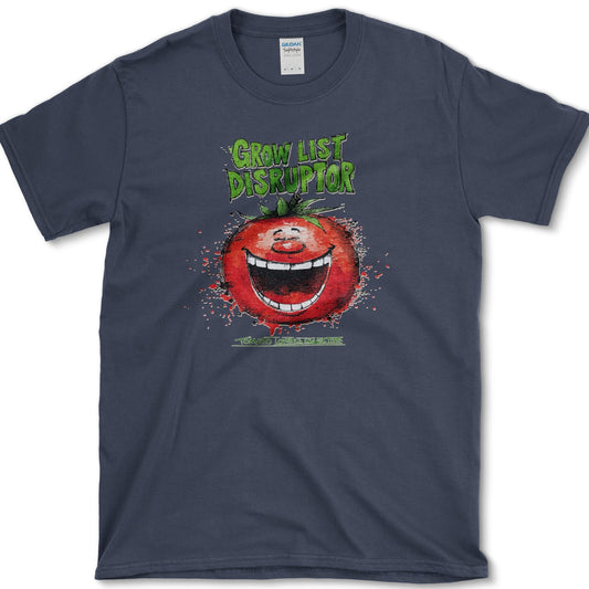 Tomato Grow List Disruptor T-Shirt Navy / S Essential Tees