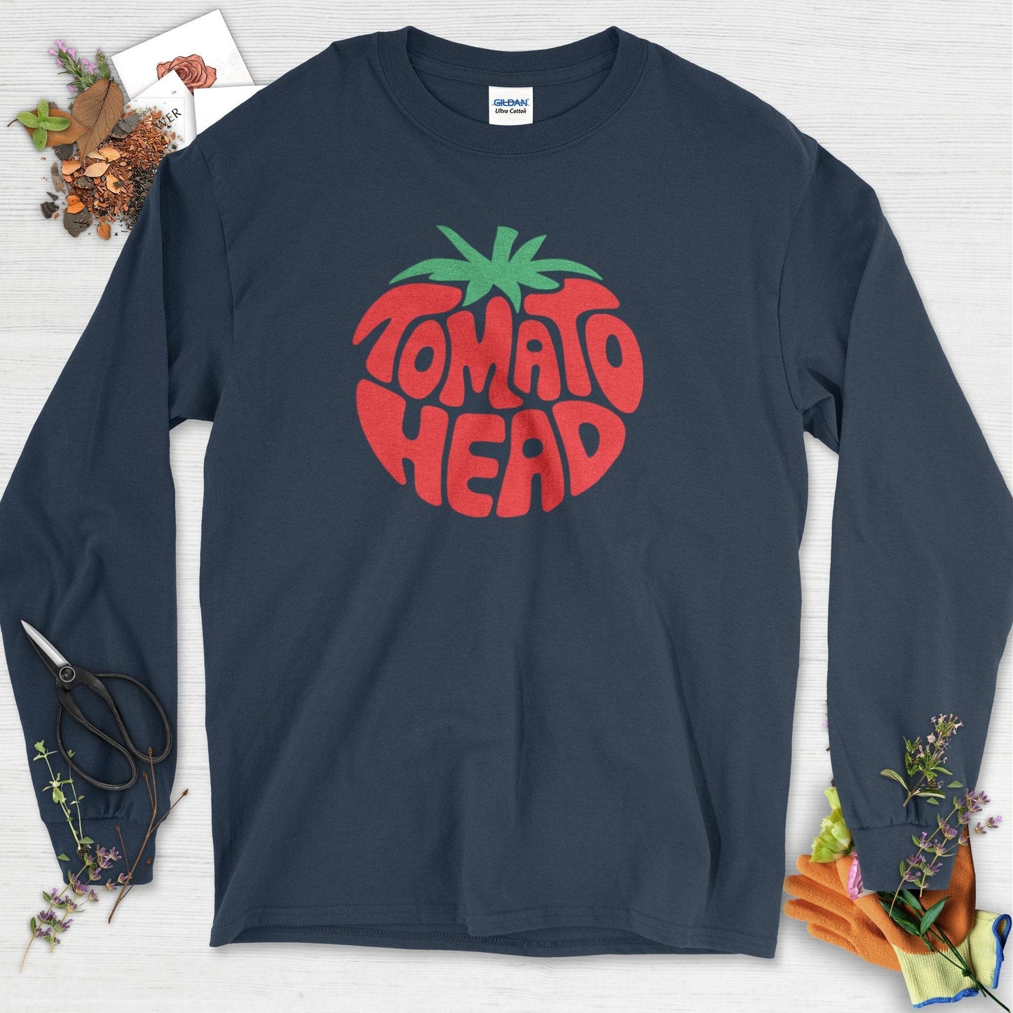Tomato Head Long Sleeve Navy / S Physical Item