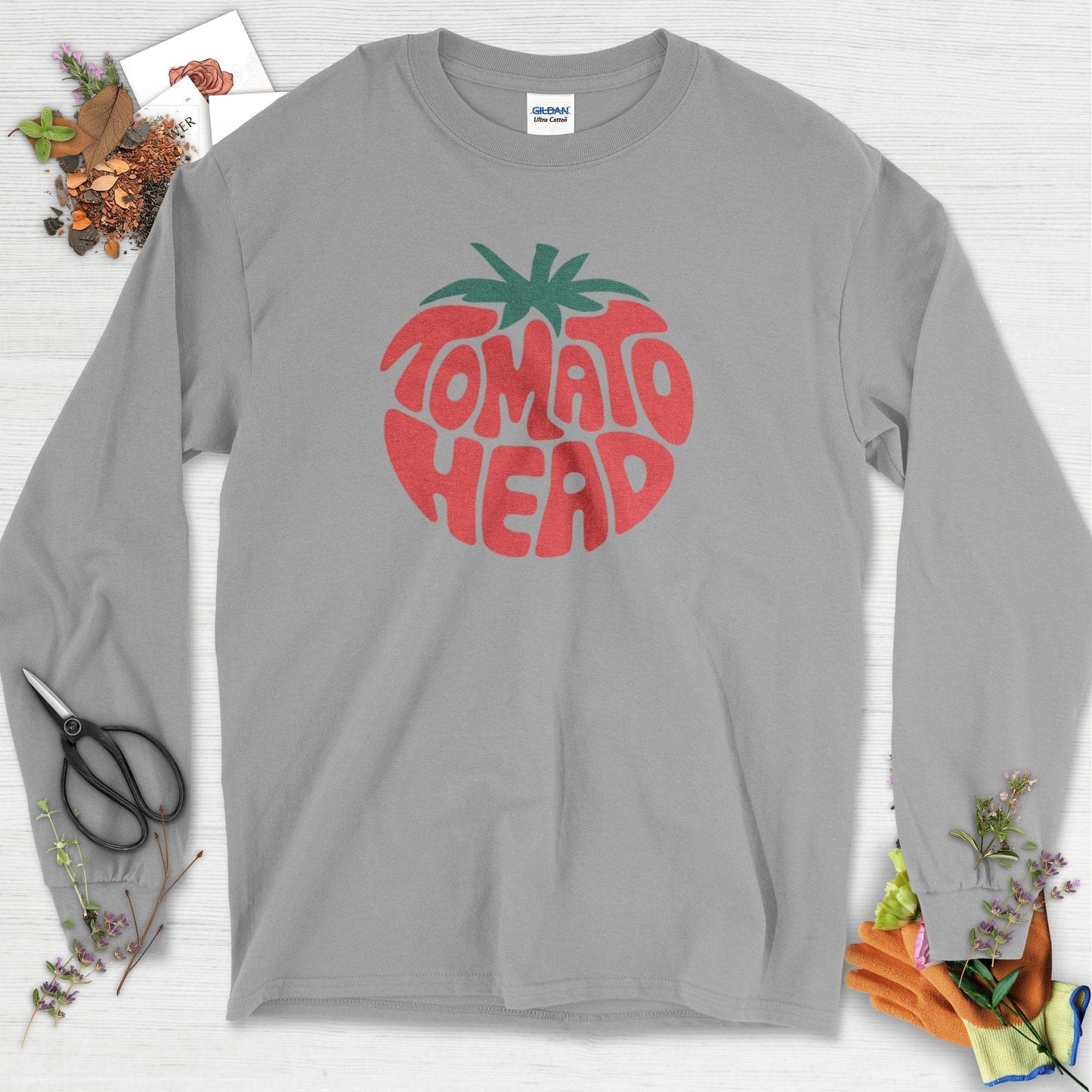 Tomato Head Long Sleeve Sport Grey / S Physical Item