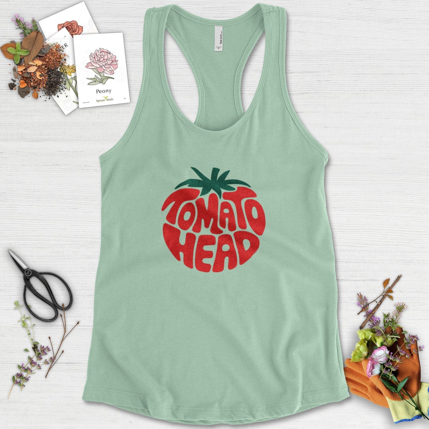Tomato Head Racerback Racerback / XS / Mint Physical Item