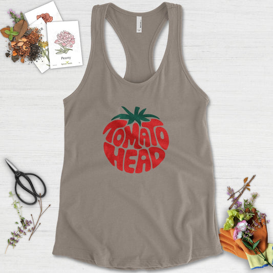 Tomato Head Racerback Racerback / XS / Warm Grey Physical Item