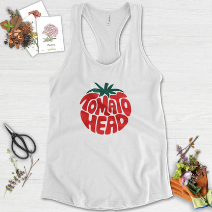 Tomato Head Racerback Racerback / XS / White Physical Item