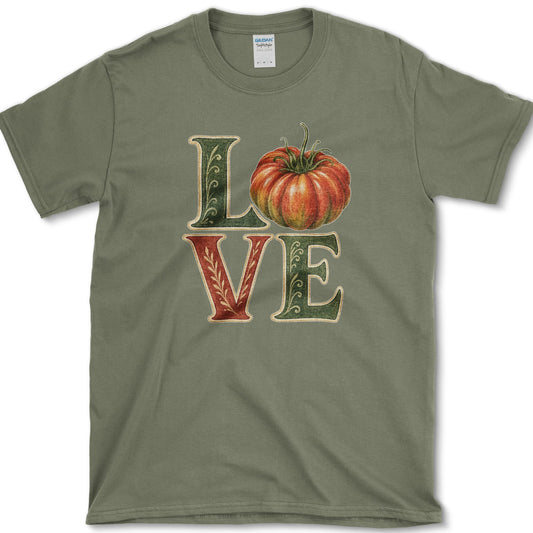 Tomato Love T-Shirt Military Green / S Essential Tees