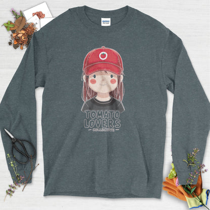 Tomato Lovers Collective Long Sleeve Dark Heather / S Physical Item