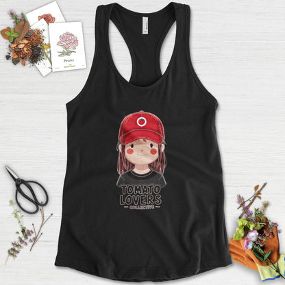 Tomato Lovers Collective Racerback Racerback / XS / Black Physical Item