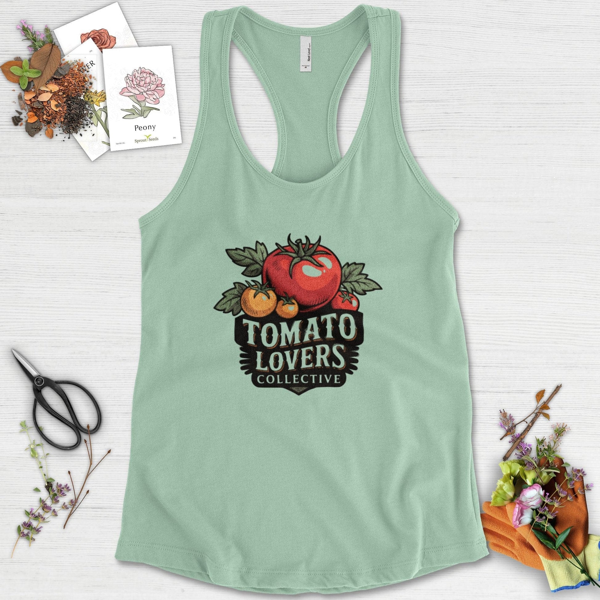 Tomato Lovers Collective Racerback Racerback / XS / Mint Physical Item