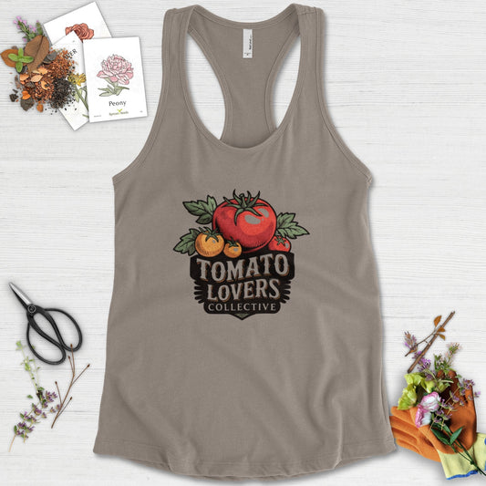 Tomato Lovers Collective Racerback Racerback / XS / Warm Grey Physical Item