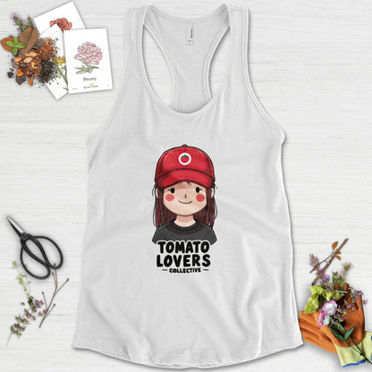 Tomato Lovers Collective Racerback Racerback / XS / White Physical Item
