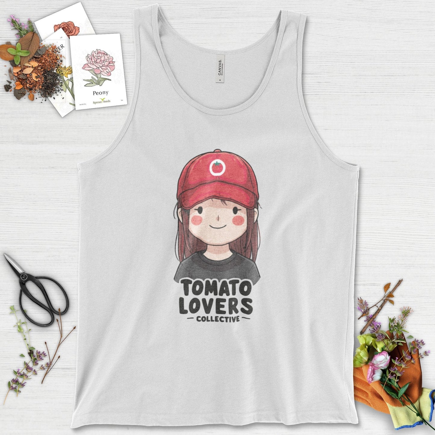 Tomato Lovers Collective Tank Top White / XS Physical Item