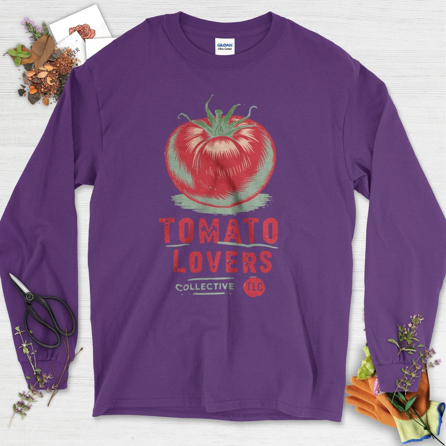Tomato Lovers Collective TLC Long Sleeve Purple / S Physical Item