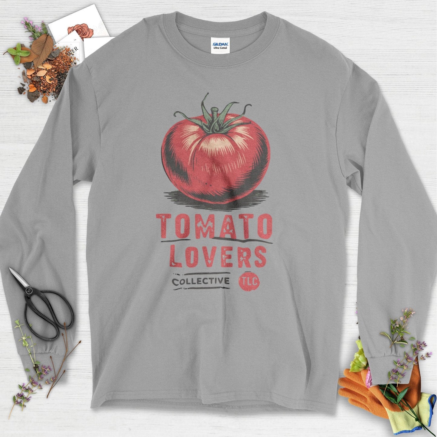 Tomato Lovers Collective TLC Long Sleeve Sport Grey / S Physical Item