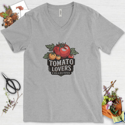 Tomato Lovers Collective V-Neck Athletic Heather / S T-Shirt