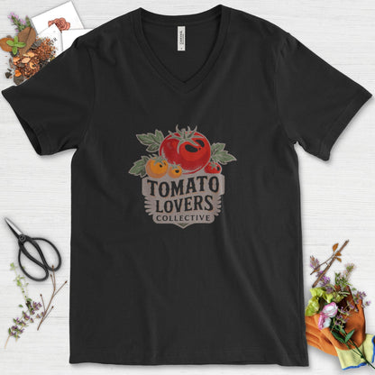 Tomato Lovers Collective V-Neck Black / S T-Shirt