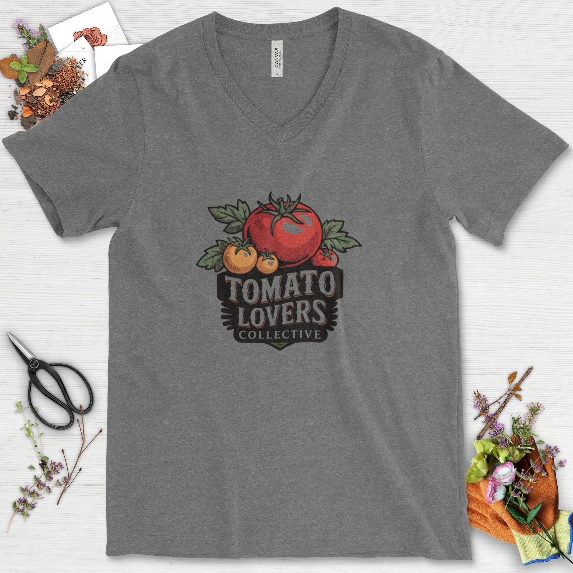 Tomato Lovers Collective V-Neck Deep Heather / S T-Shirt