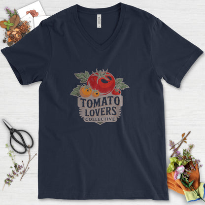 Tomato Lovers Collective V-Neck Navy / S T-Shirt