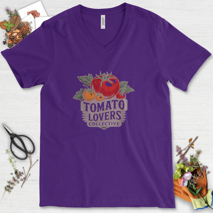 Tomato Lovers Collective V-Neck Team Purple / S T-Shirt