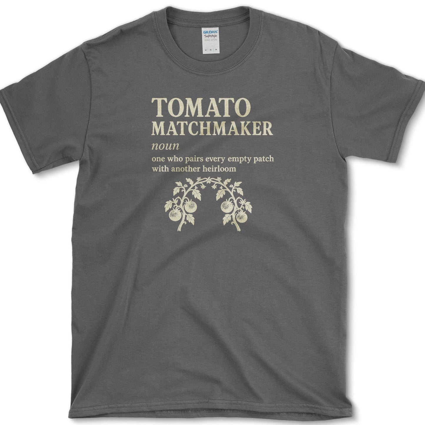 Tomato Matchmaker T-Shirt S / Dark Heather Essential Tees