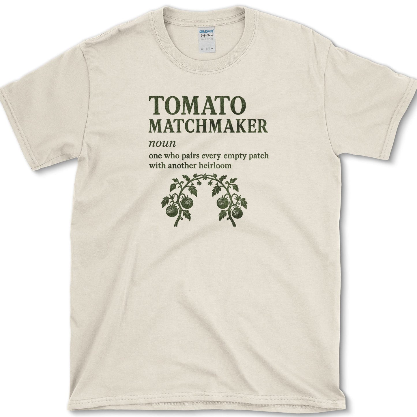 Tomato Matchmaker T-Shirt S / Natural Essential Tees
