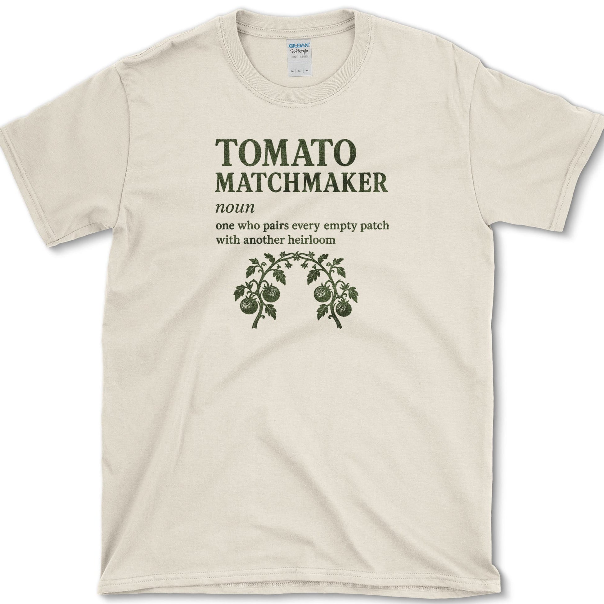 Tomato Matchmaker T-Shirt S / Natural Essential Tees