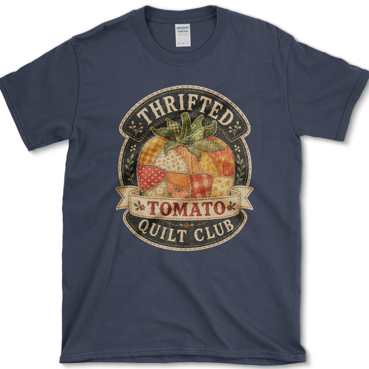 Tomato Quilt Club T-Shirt S / Navy Essential Tees
