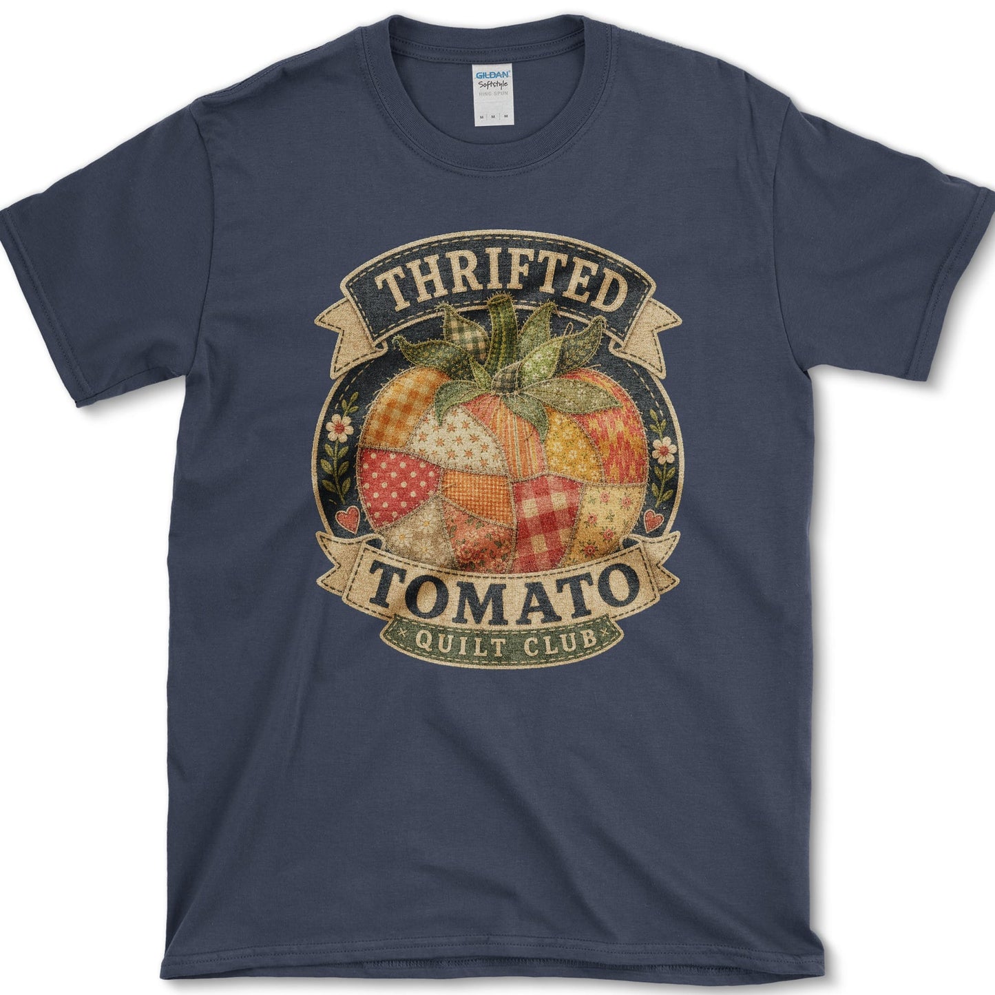 Tomato Quilt Club T-Shirt S / Navy Essential Tees