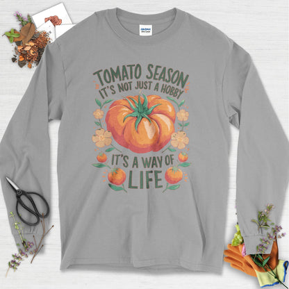 Tomato Season Way of Life Long Sleeve Sport Grey / S Physical Item