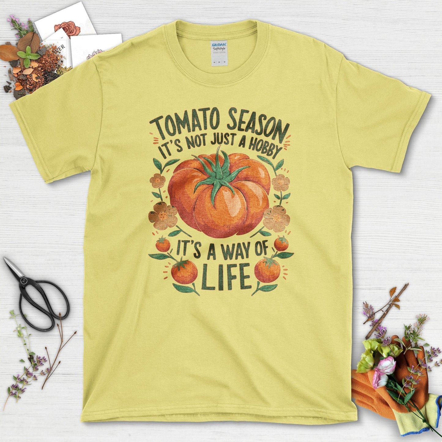 Tomato Season Way of Life T-Shirt Cornsilk / S T-Shirt