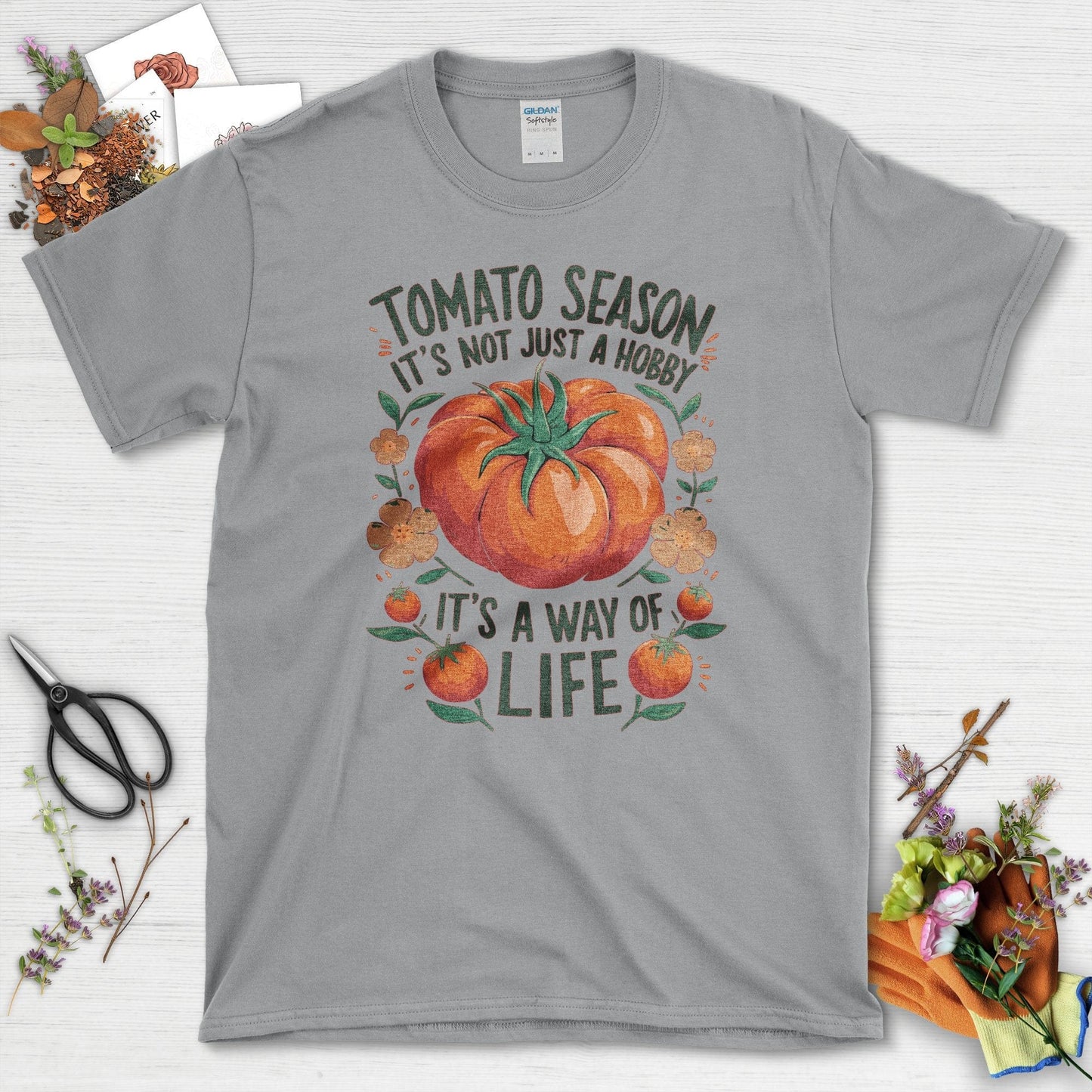 Tomato Season Way of Life T-Shirt Sport Grey / S T-Shirt