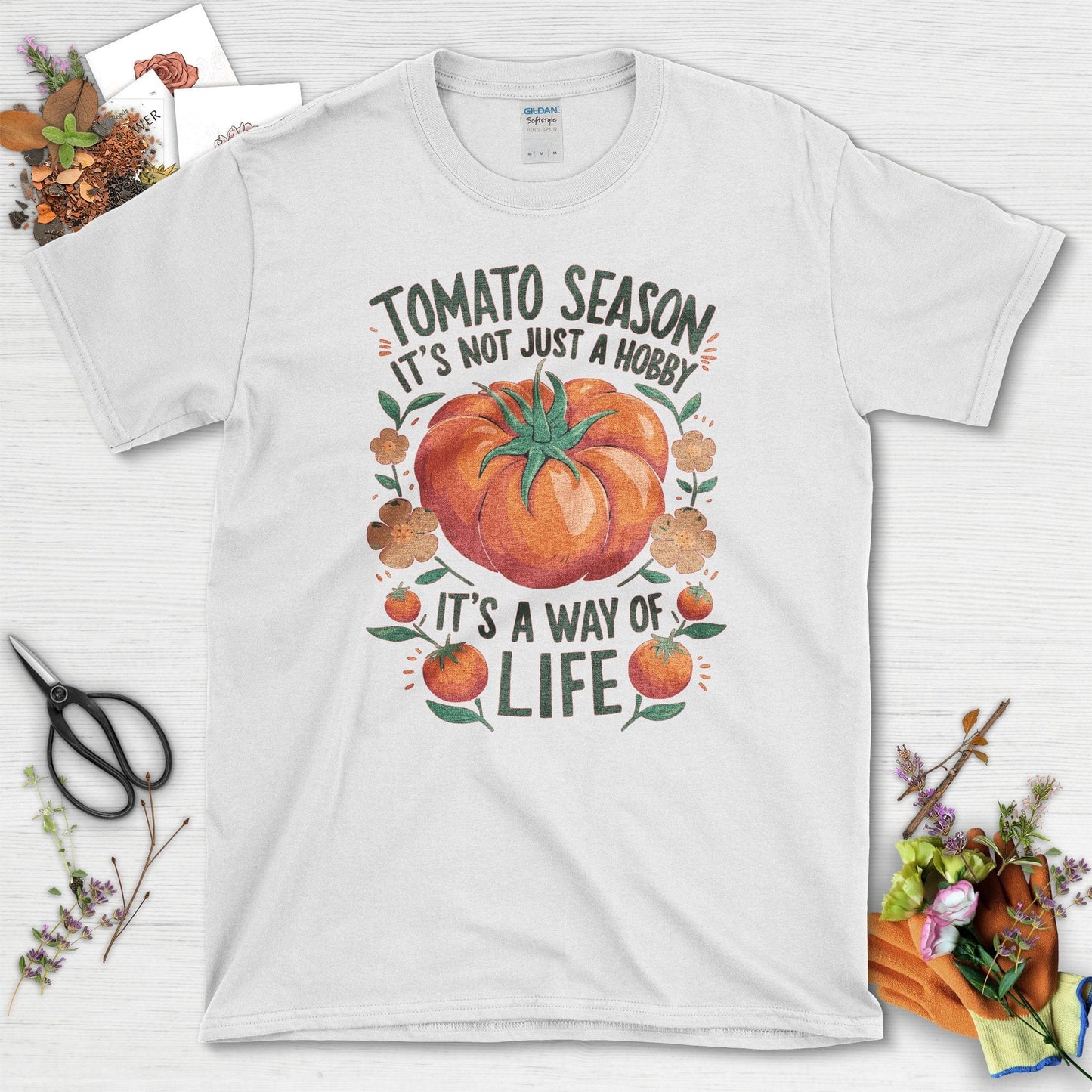 Tomato Season Way of Life T-Shirt White / S T-Shirt