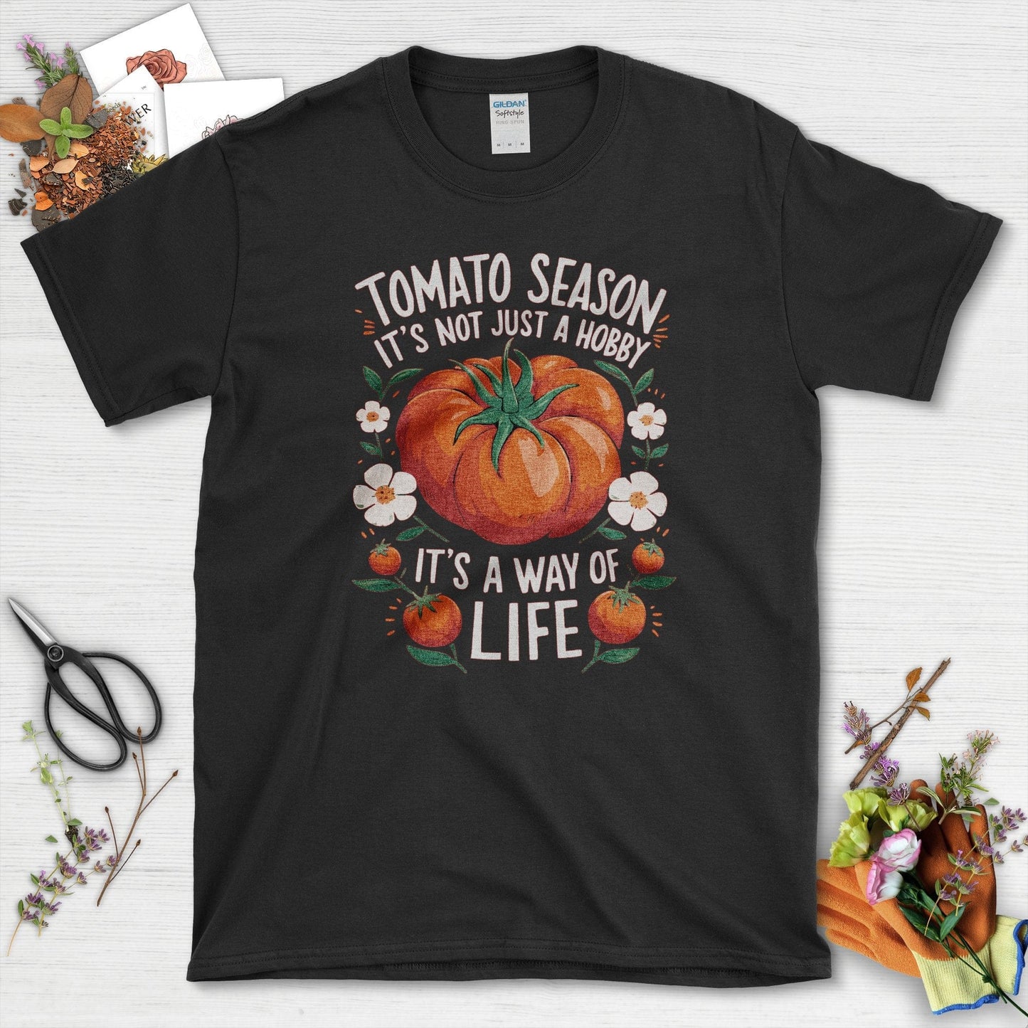 Tomato Season Way of Life Youth T-Shirt Youth T-Shirt / XS / Black Physical Item