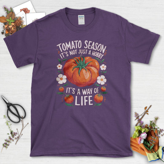 Tomato Season Way of Life Youth T-Shirt Youth T-Shirt / XS / Purple Physical Item