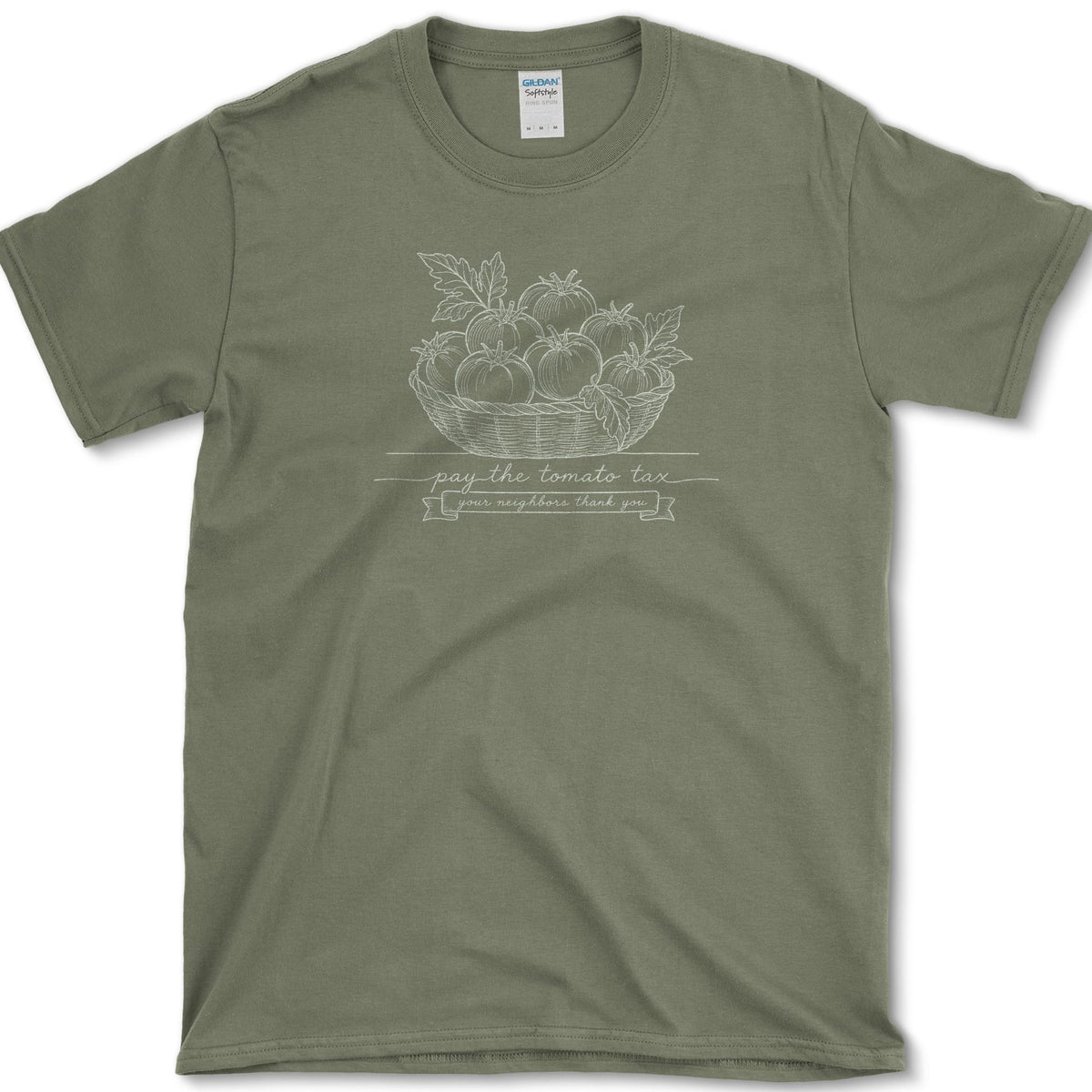 Tomato Tax T-Shirt S / Military Green Essential Tees