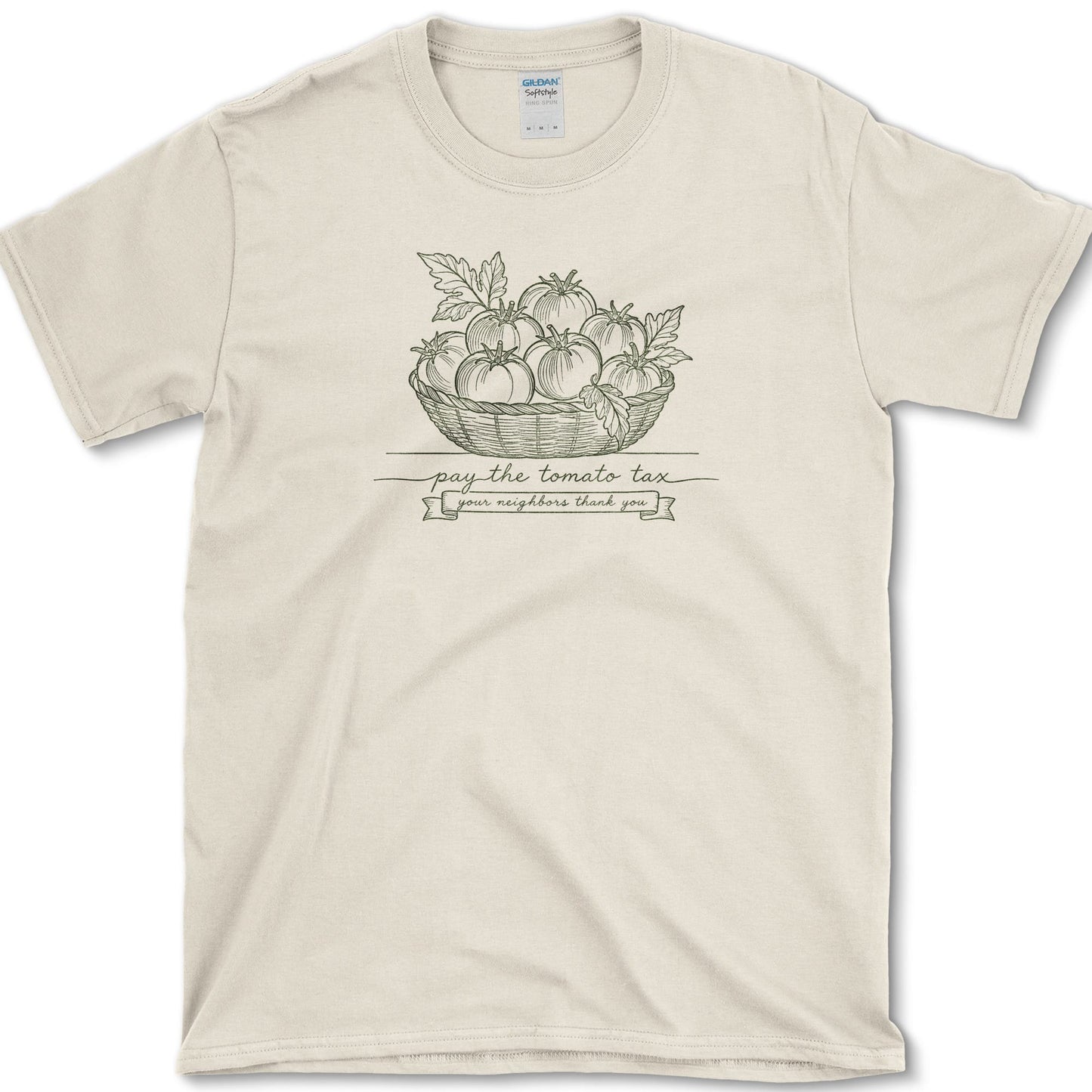 Tomato Tax T-Shirt S / Natural Essential Tees