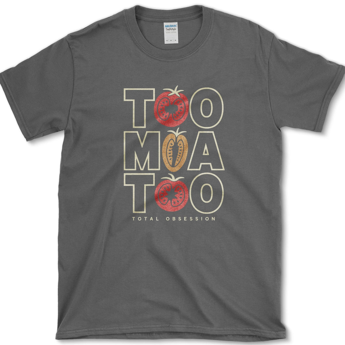 Tomato Total Obsession T-Shirt S / Dark Heather Essential Tees