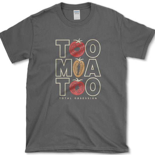 Tomato Total Obsession T-Shirt S / Dark Heather Essential Tees