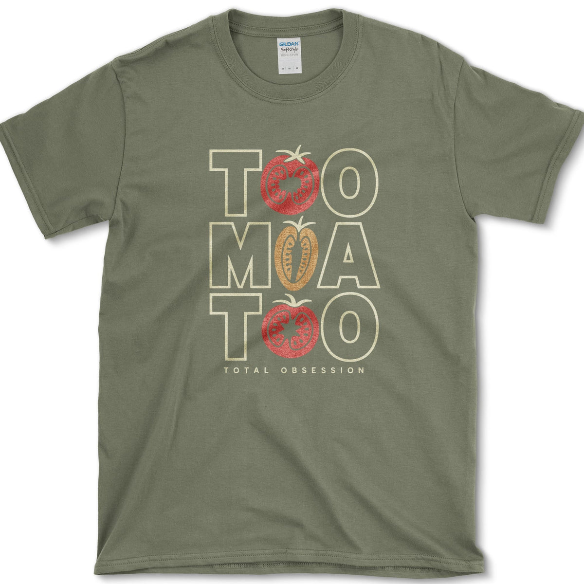 Tomato Total Obsession T-Shirt S / Military Green Essential Tees