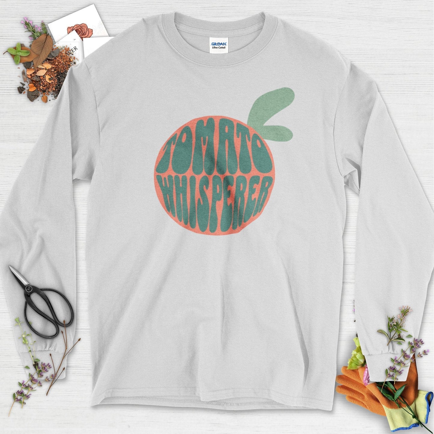 Tomato Whisperer Long Sleeve Ash / S Physical Item