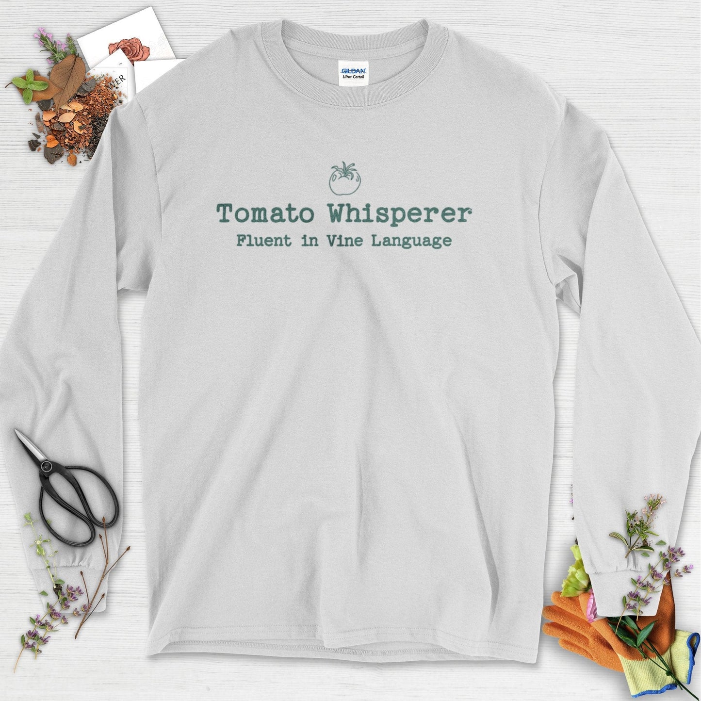 Tomato Whisperer Long Sleeve Ash / S Physical Item