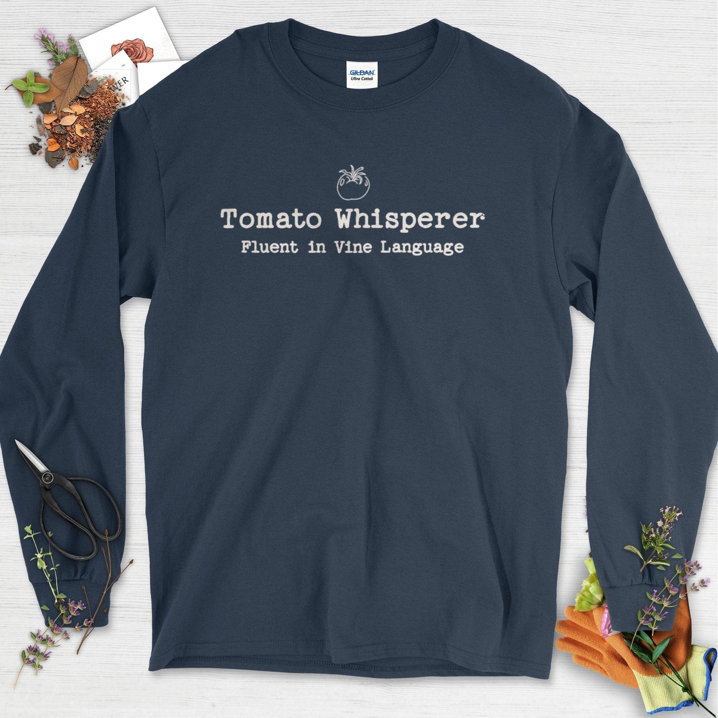 Tomato Whisperer Long Sleeve Navy / S Physical Item