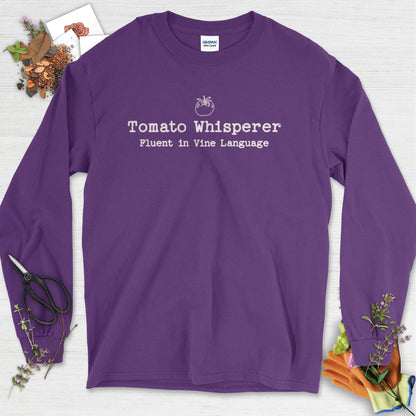 Tomato Whisperer Long Sleeve Purple / S Physical Item