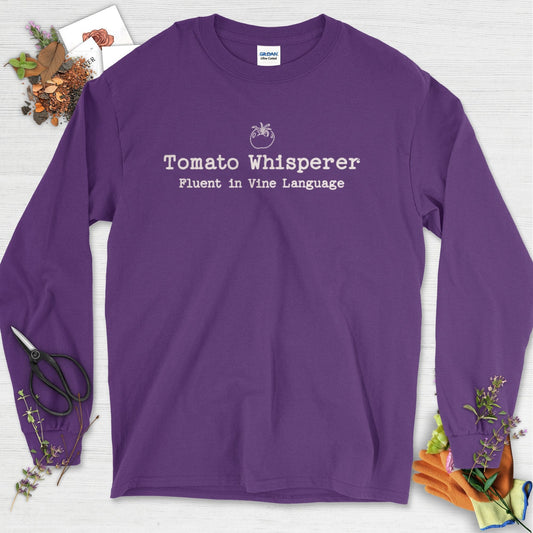 Tomato Whisperer Long Sleeve Purple / S Physical Item