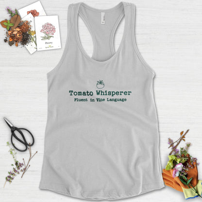 Tomato Whisperer Racerback Racerback / XS / Heather Grey Physical Item