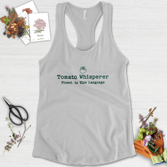 Tomato Whisperer Racerback Racerback / XS / Heather Grey Physical Item