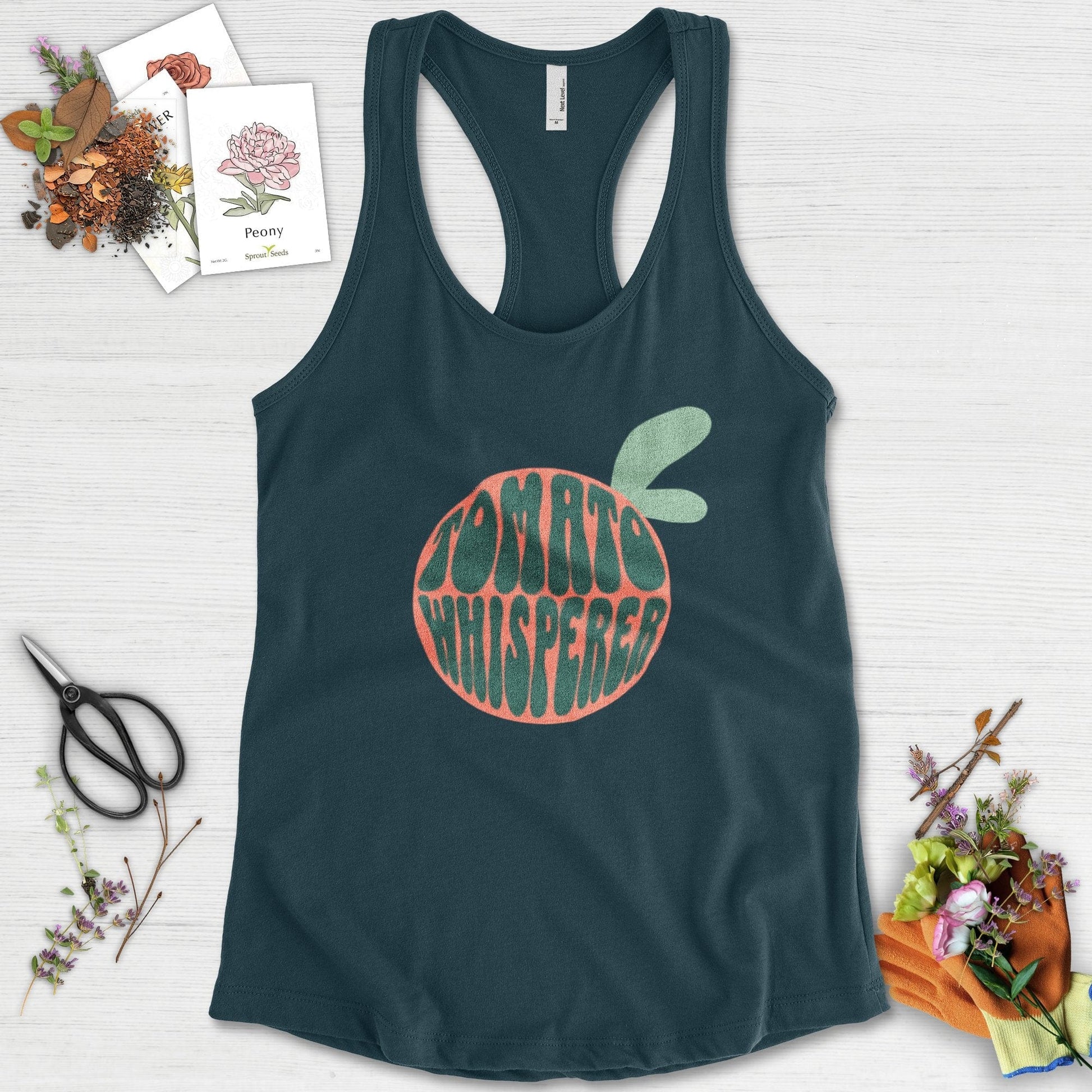 Tomato Whisperer Racerback Racerback / XS / Midnight Navy Physical Item