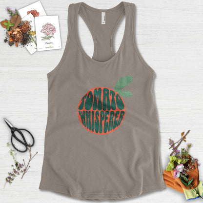 Tomato Whisperer Racerback Racerback / XS / Warm Grey Physical Item