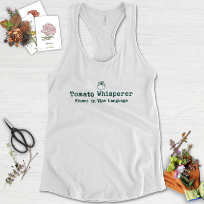 Tomato Whisperer Racerback Racerback / XS / White Physical Item