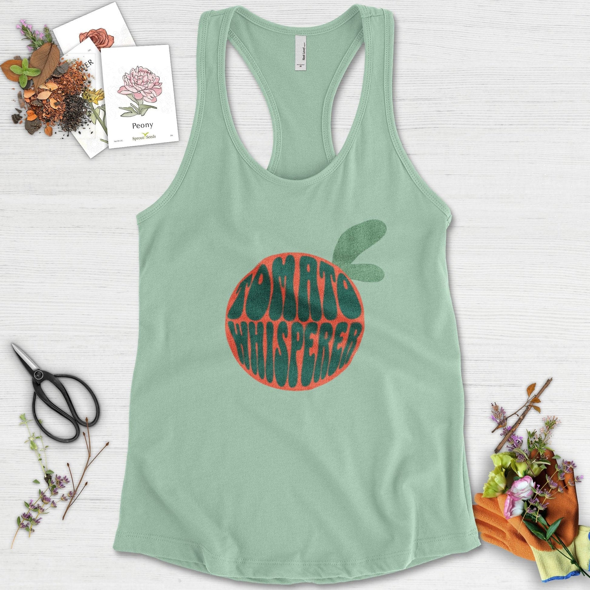 Tomato Whisperer Racerback Racerback / XS / Mint Physical Item