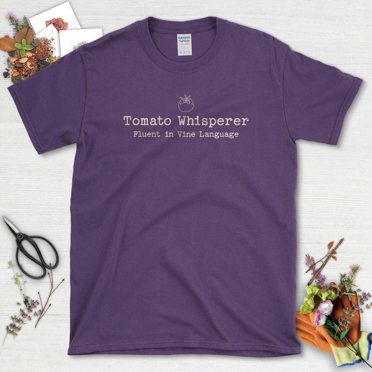 Tomato Whisperer Youth T-Shirt Youth T-Shirt / XS / Purple Physical Item