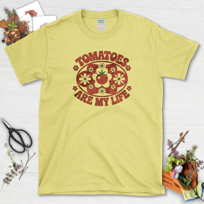 Tomatoes Are My Life T-Shirt Cornsilk / S Physical Item
