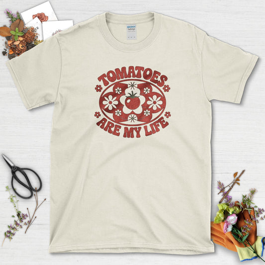 Tomatoes Are My Life T-Shirt Natural / S Physical Item